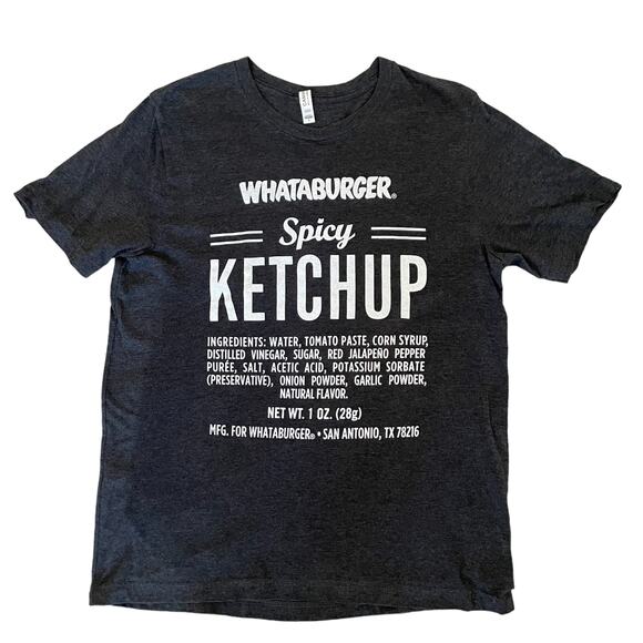 Whataburger SPICY KETCHUP TEE Adult Large - Picture 1 of 4
